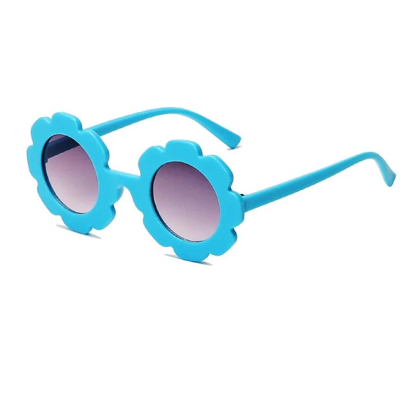 Premium Sun Flower Kids Sunglasses UV400 Protection for Boy Girls Toddler Lovely Baby Sun Glasses Round Cute Children Outdoor Eyewear