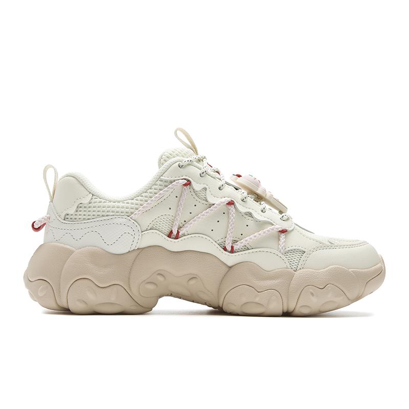 FILA FLUID 6 Cushioning Abrasion Resistant Coverage Lightweight Low top Chunky Sneakers Women's Sweet Corn Yellow F12W612137FSM