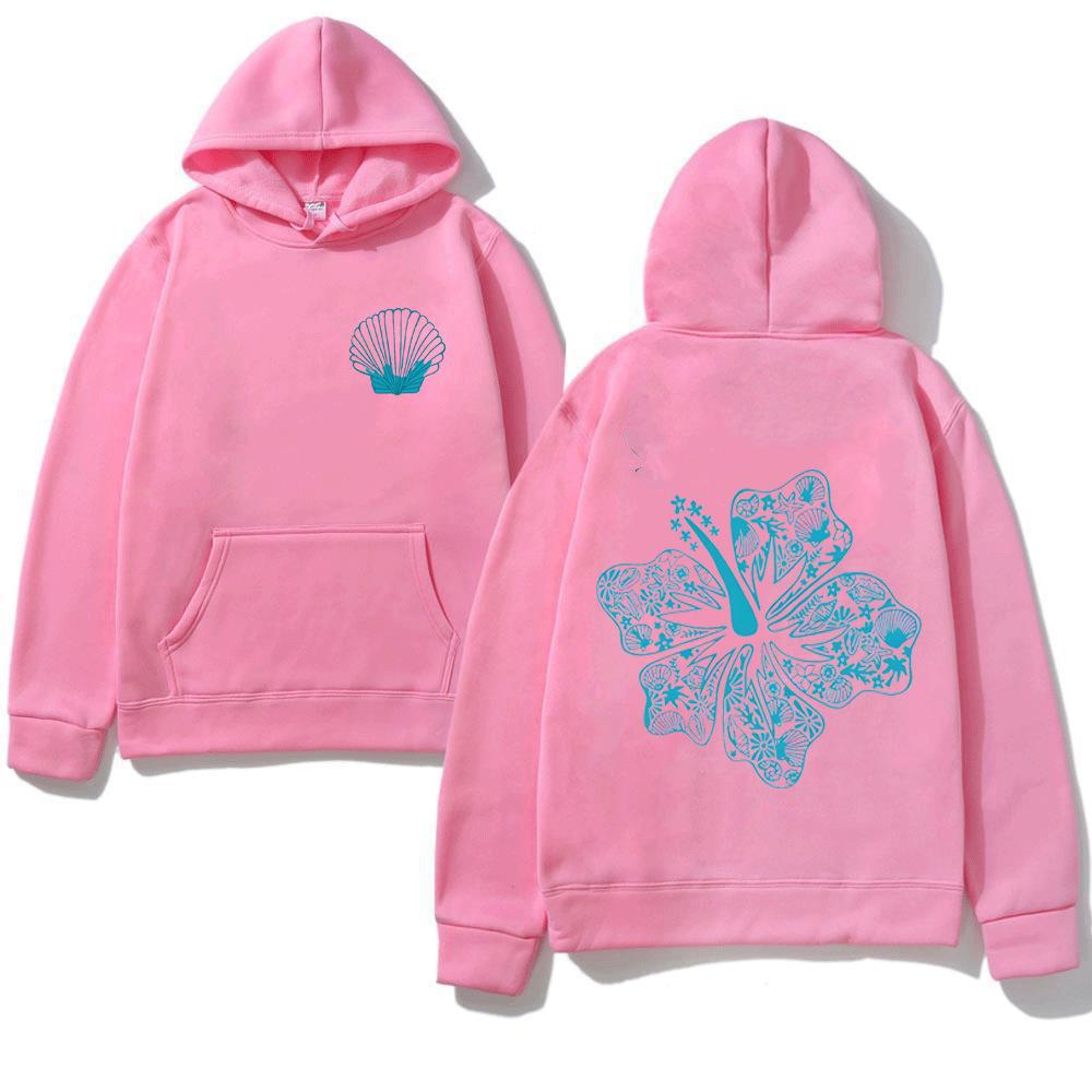 Unisex American Graffiti Print Hooded Sweatshirt