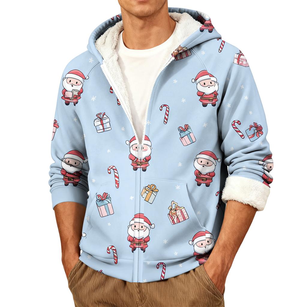 Men's Casual Warm Hooded Jacket