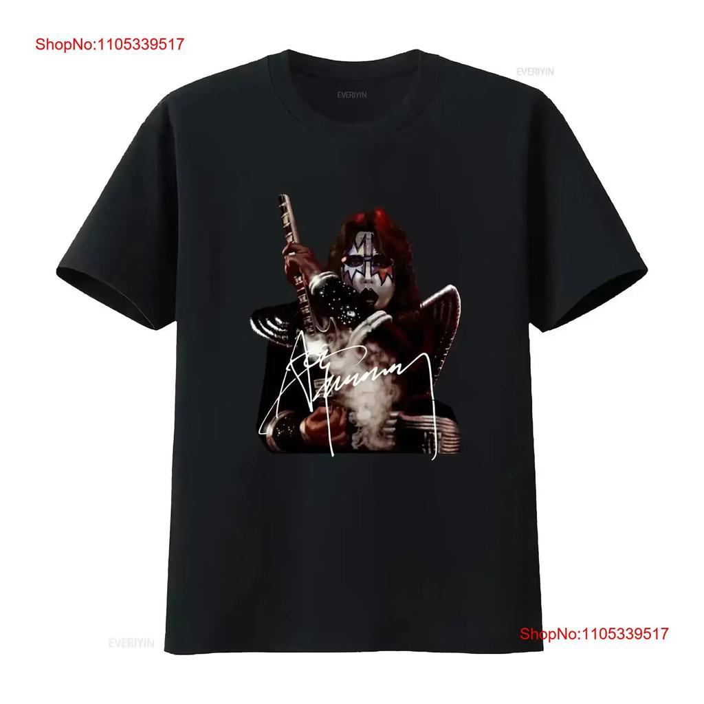 Ace Frehley T-shirt cadeau gesigneerd ontwerp vintage Gewassen Casual Licht Uitgerekt mannen grafisch f