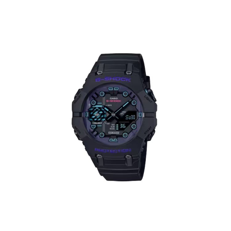 

Casio G-Shock Series 200m Waterproof Casual Quartz Movement Resin Strap Watch Men watches Black GA-B001CBR-1AJF Black Dial