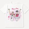 Summer Heavyweight Pure Round Neck Short Sleeve TShirts Printed Couple Matching Fun Quirky Design Unisexs Fashion Graphic Y2K