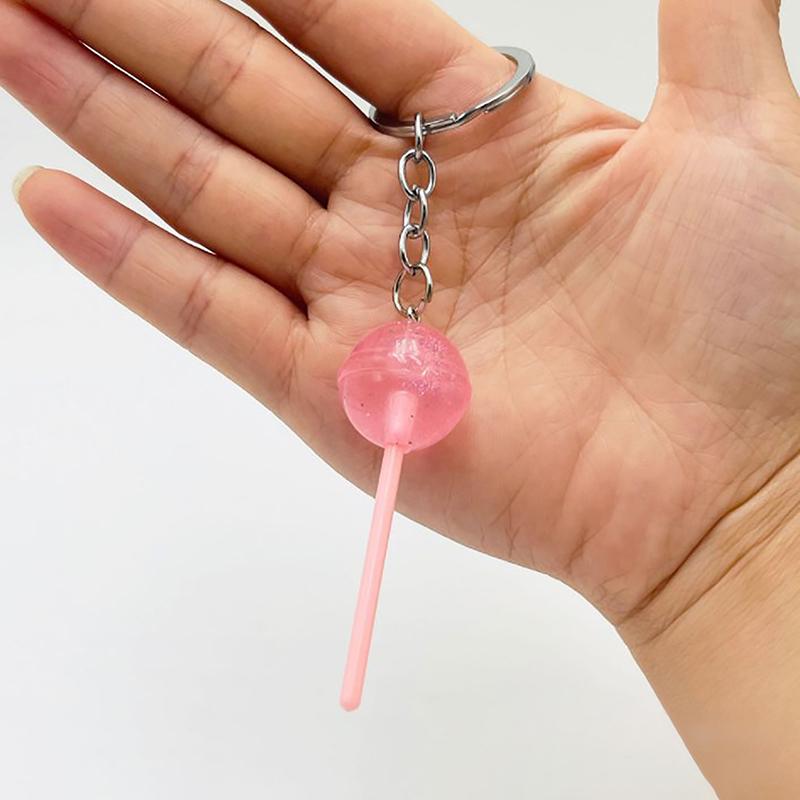 1 buc. Breloc cu acadele de simulare, accesorii din rășină luminoasă transparentă, ornamente pentru sac de bomboane, cadouri creative.