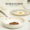 Velosan White Magnolia Maifan Stone Non-stick Frying Pan