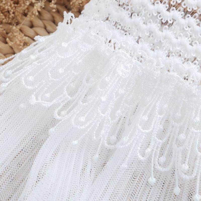 Embroidery Lace Flower Arm Sleeves Comfortable Armwear Wrist Cuffs Decorative Sleeves for Women Casual Formal Occasion