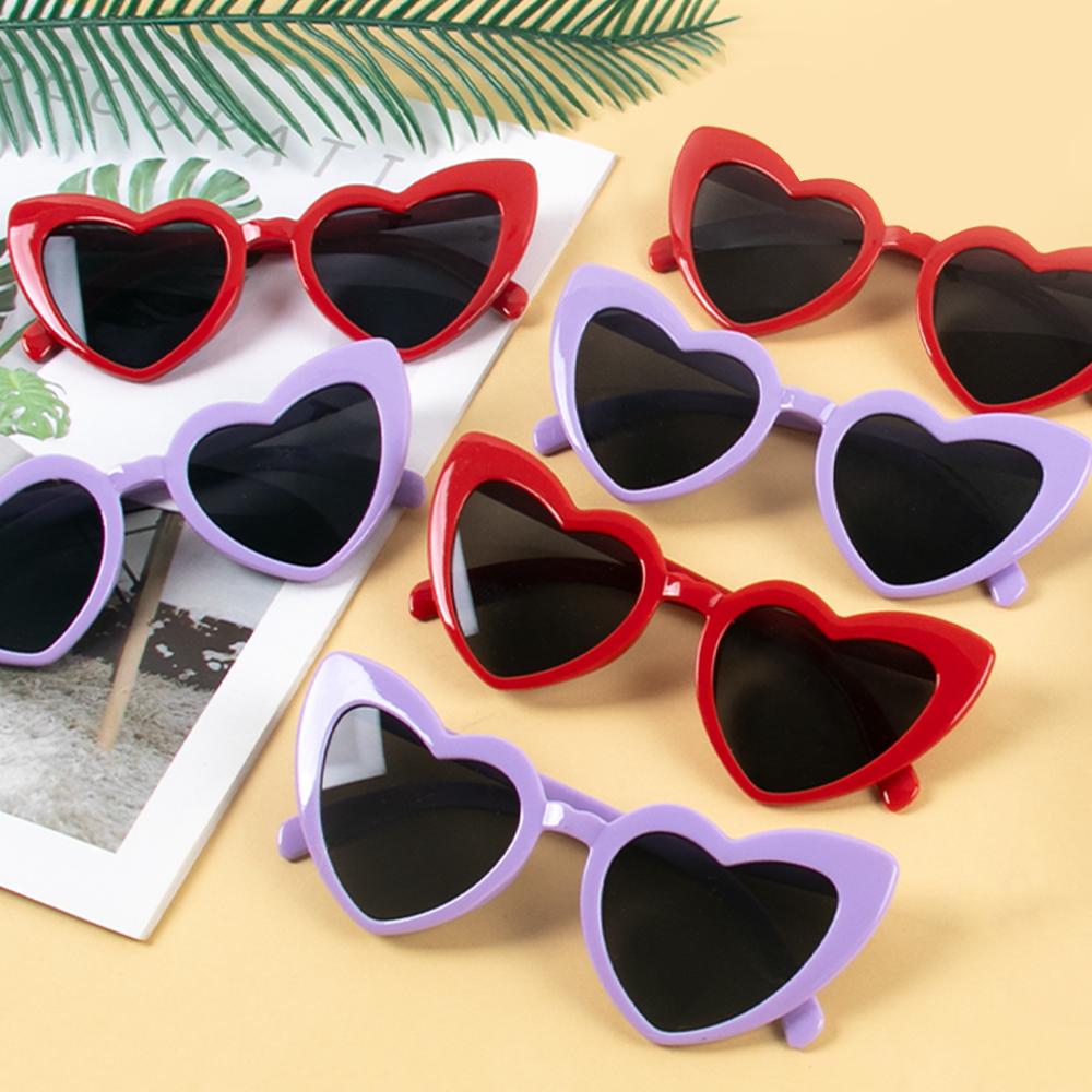 Bachelorette Party Sunglasses Wedding Bridal Shower Decoration Heart glasses Hen party Supplies Bride To Be Bridesmaid Gifts