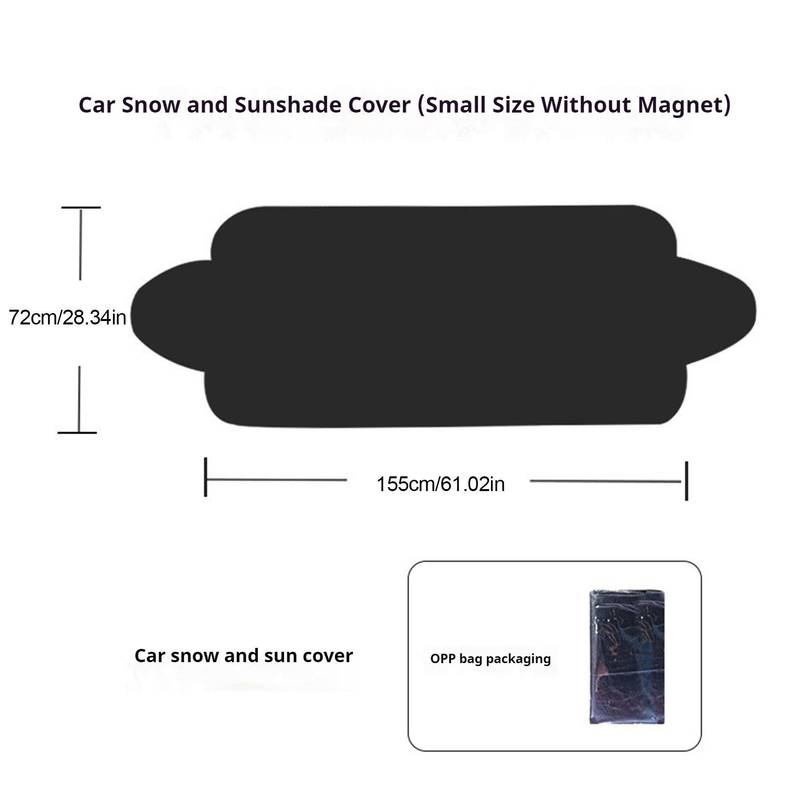 

Auto Windshield Snow Cover Anti Snow Frost Protection with Heat Insulation Coating for Car Front Window Winter and Summer Use FC