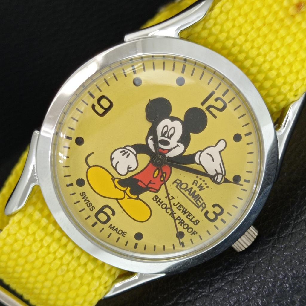 

REFURBISHED VINTAGE HAND-WINDING SWISS MENS YELLOW COLOR DIAL WATCH a707227-1