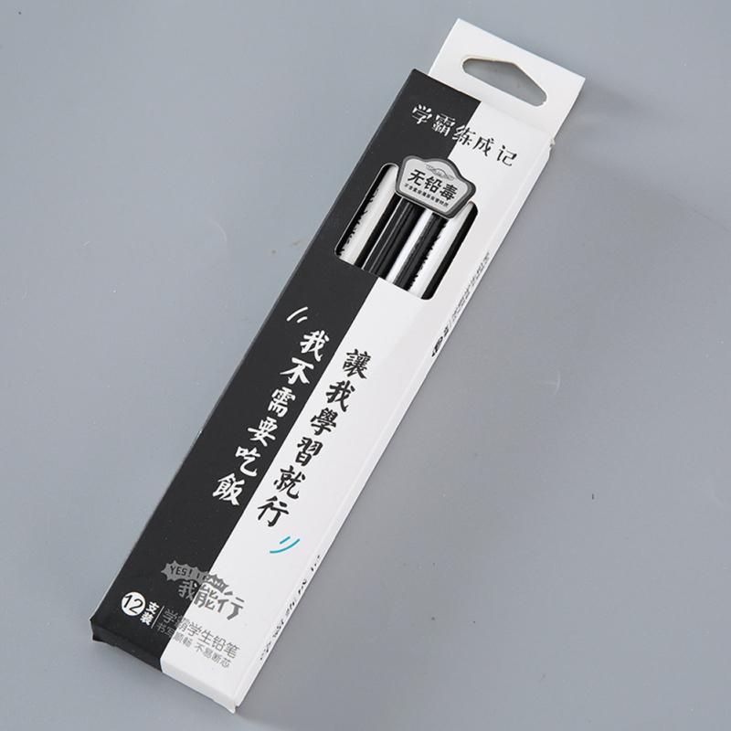 Drewniane dzieci Cartoon pisanie ołówkiem bezołowiowe Hb rysowanie ołówkiem artykuły papiernicze do pisania malowania