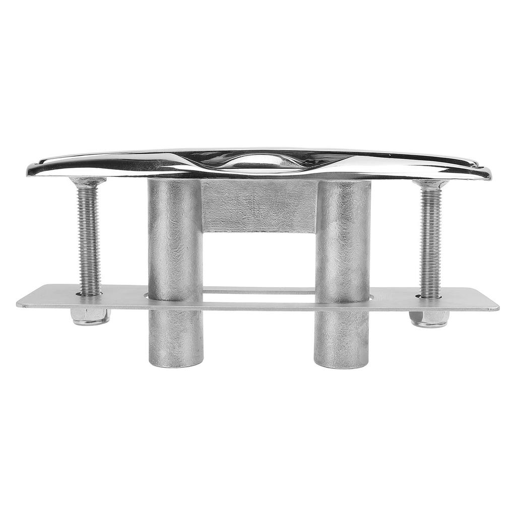 8in Boat Pull Up Cleats 316 Stainless Steel Retractable Flush Mount Dock Cleats with Backing Plate and Lock Nuts