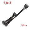 15Pin SATA Power Splitter Extension Male to 2/3/4 Female 35cm/50cm/65cm for Desktop PC Internal HDD SSD Storage DIY Hard Disk