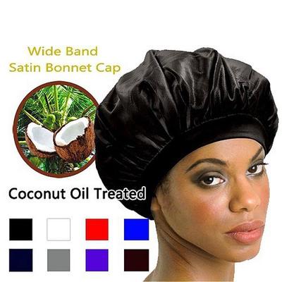 Female Long Hair Care Cap Coconut Oil Treated Satin Sleep For Female Long Hair Care Cap Coconut Oil Treated Satin Sleep