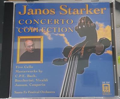 CD JANOS STARKER SANTA FE FESTIVAL OR  Concerto Collection Five Cello Mas DE3197 Delos 1996 US Classical Used