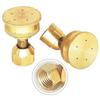 Adjustable 5 Hole Garden Sprinkler Brass Sprayer Nozzle Easy Installation