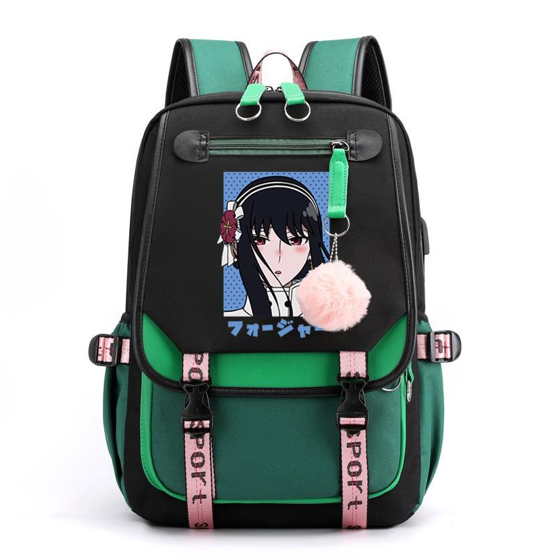 RiMan SPY x FAMILY Spy Play House Backpack Junior High School Student Personality Trend College Style School Bag