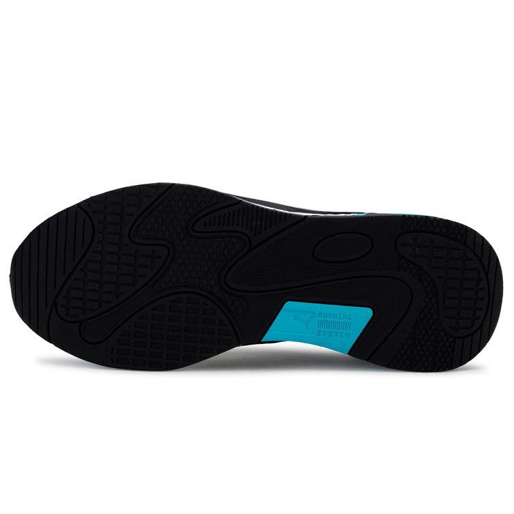 Puma RS-Fast Nano Hvit Teal Flekket Unisex Sneakers Svart 375640-02