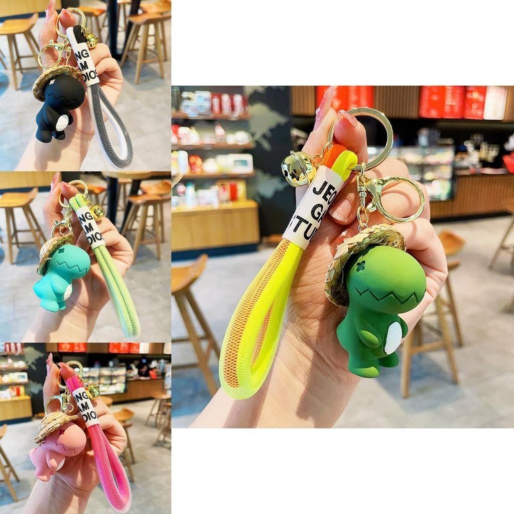 Adorable Cartoon Dinosaur Keychain In Eye-catching Colors Ideal For All Occasions