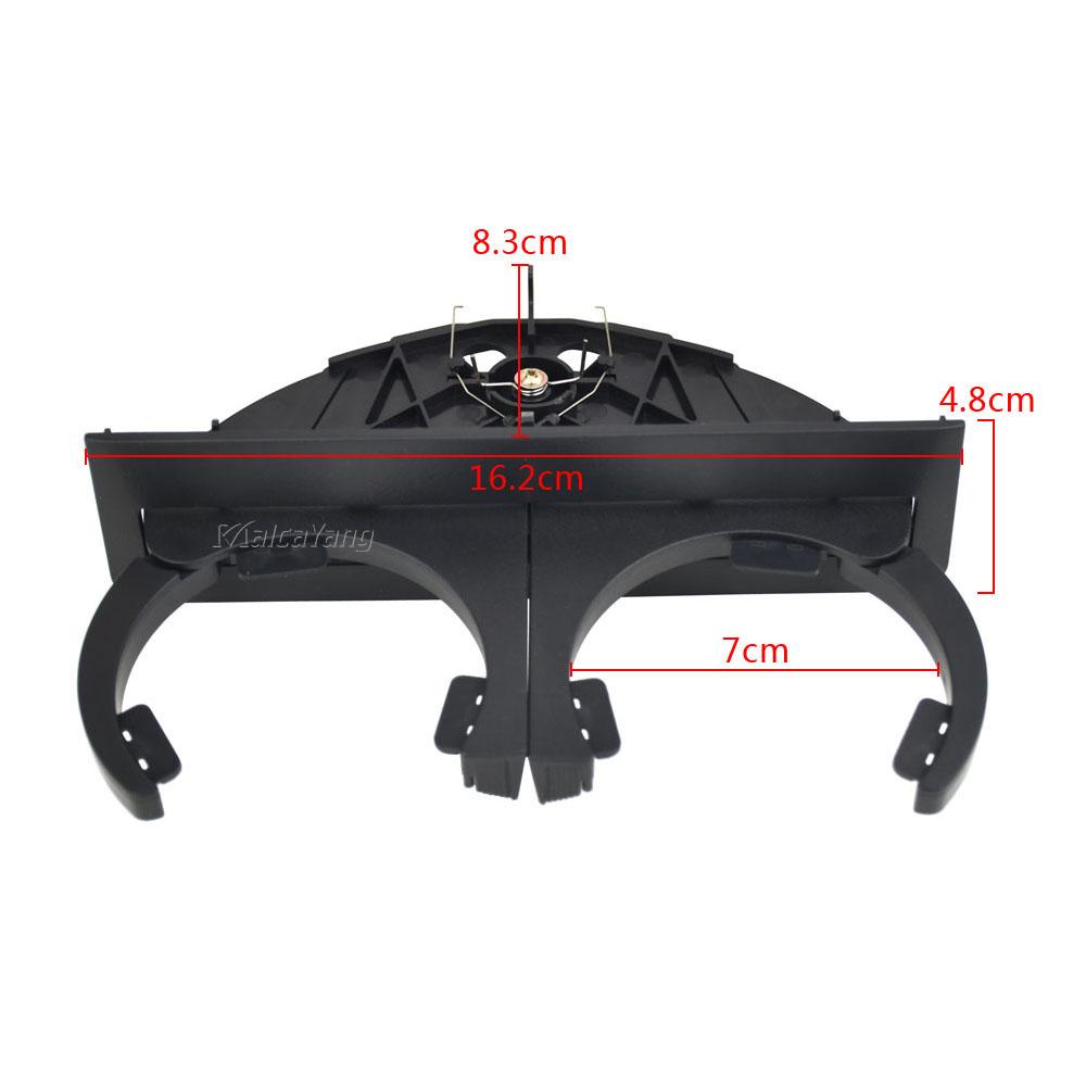 51168184520 Hinterer Doppel-Flaschen-Mittelkonsolen-Getränke-Wasserbecherhalter für BMW E39 525 528 530 540 M5 1995-2006 Auto