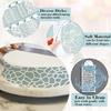 12 Pcs Cake Stencils Cake Templates Set Floral Leaf Linear Stripe Lace Irregular Geometry Wedding Icing Stencils Cake Molds Cookie Dessert