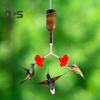3 Pcs Floral Hummingbird Feeder Bird Feeder Tubes And Stoppers Double Head Feeding Ports with Bottle Stopper Water Feeding Replacement Parts for