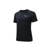 Solid Color Casual Sports Crew Neck Short Sleeve T-Shirt Men Tops Black 952427103-6