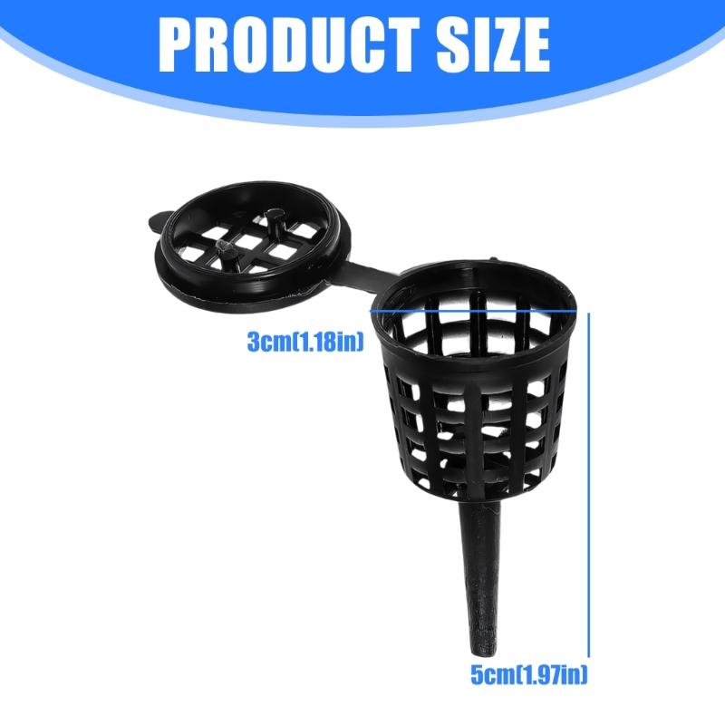 PP Mesh Plant Basket With Lid Flower Growing Basket Ideal For Water Culture Seedling And Root Control In Homes Garden