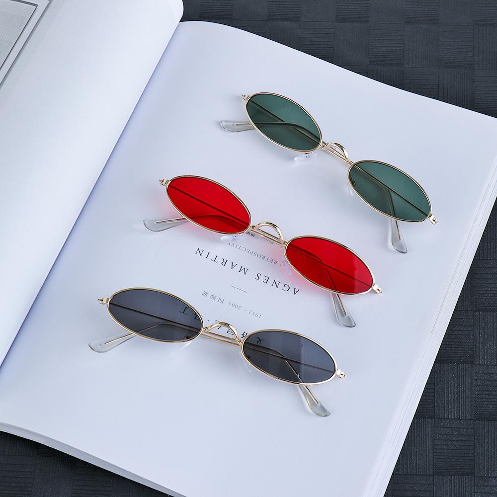 Vintage Retro Small Oval Shape Sunglasses Vintage Shades Sun Glasses for Men Women Eyeglasses Stylish Design Oval Shape Shades