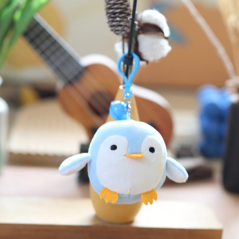 Soft And Fluffy Penguin Plushie Keychain For Bags And Accessories