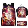 Hell Inn Hazbin Hotel Student School Bag High Value Leisure Oxford Ridge Relief Backpack
