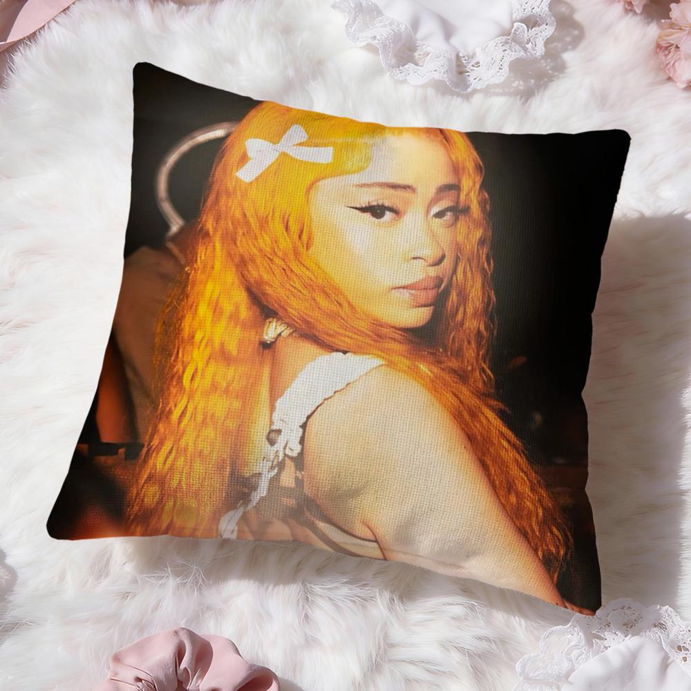 I-Ice Spice Y2k Cushion Cover Premium Comfort Reversible Pillow Cove -Two in One Design for Any Room & Car Interior