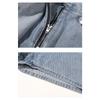 Women High Waist Wrap Denim Skort Light Blue Casual Jean Skirt Shorts