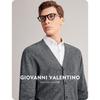 Giovanni Valentino Herren Kaschmir-Mischung Strick-Cardigan