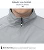 Men's Summer Windbreaker: Lightweight Ice Silk, Quick-Dry, Loose Fit, Stand Collar, Plus Size Fishing Jacket.