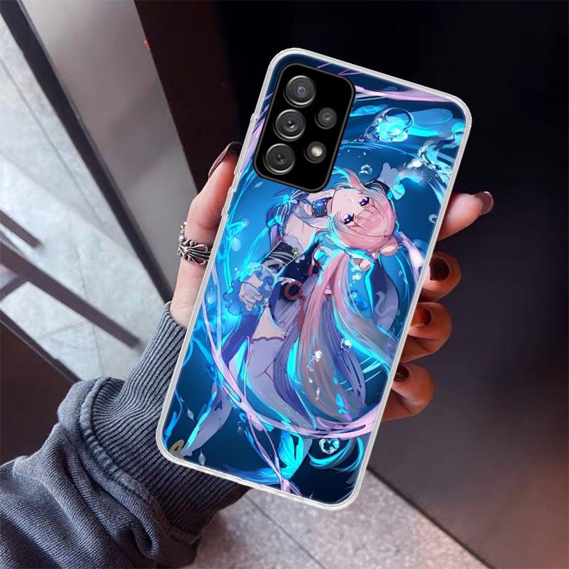 Genshin Impact Sangonomiya Kokomi Phone Case For Samsung Galaxy A17 A57 A37 A16 A26 A36 A56 A15 A25 A35 A55 A14 A13 A54 A53 A34
