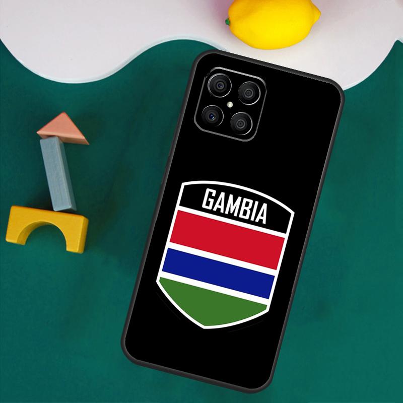 Gambia Flag Case For Honor Magic 7 Pro 5 6 Lite Honor 200 Pro 50 70 90 X9a X8a X8 X9 X8b X9b X9c Cover