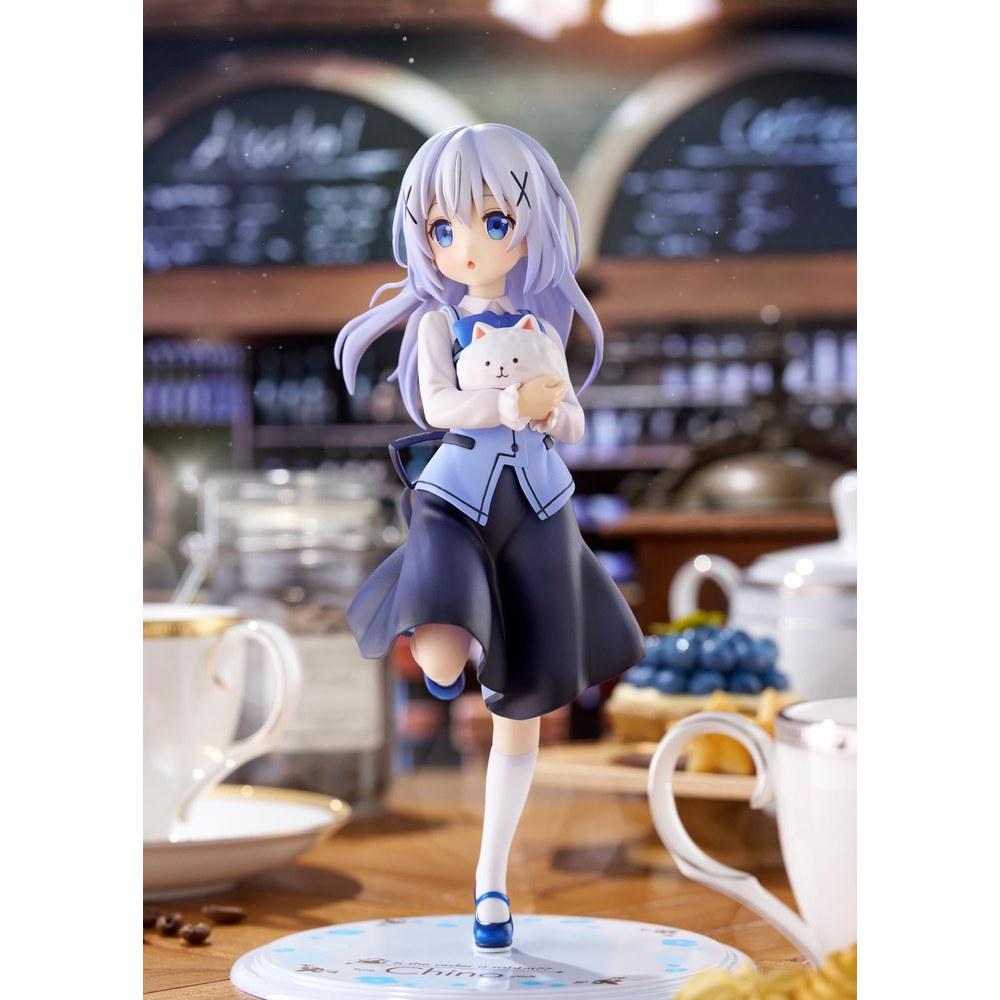Plum Puella Magi Office A Is the Order a Rabbit Chino Cafe Style 1/7 Scale PVC Figure PF468
