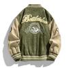 Jacke Herren Frühling und Herbst Mantel Trendige Mode Locker Baseball Uniform Herren und Damen Partner Stil Amerikanische Jacke Jacke Oberteil