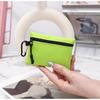 Canvas Mini Coin Purse Simple Zipper Kid Storage Pouch Money Pocket Solid Color Coin Key Bag Women Men Cute Wallet Mini Purse