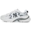 New York Yankees Breathable Low Top Running Shoes Unisex Avant Garde White Sneakers 3ARNSPL4N-50WHS
