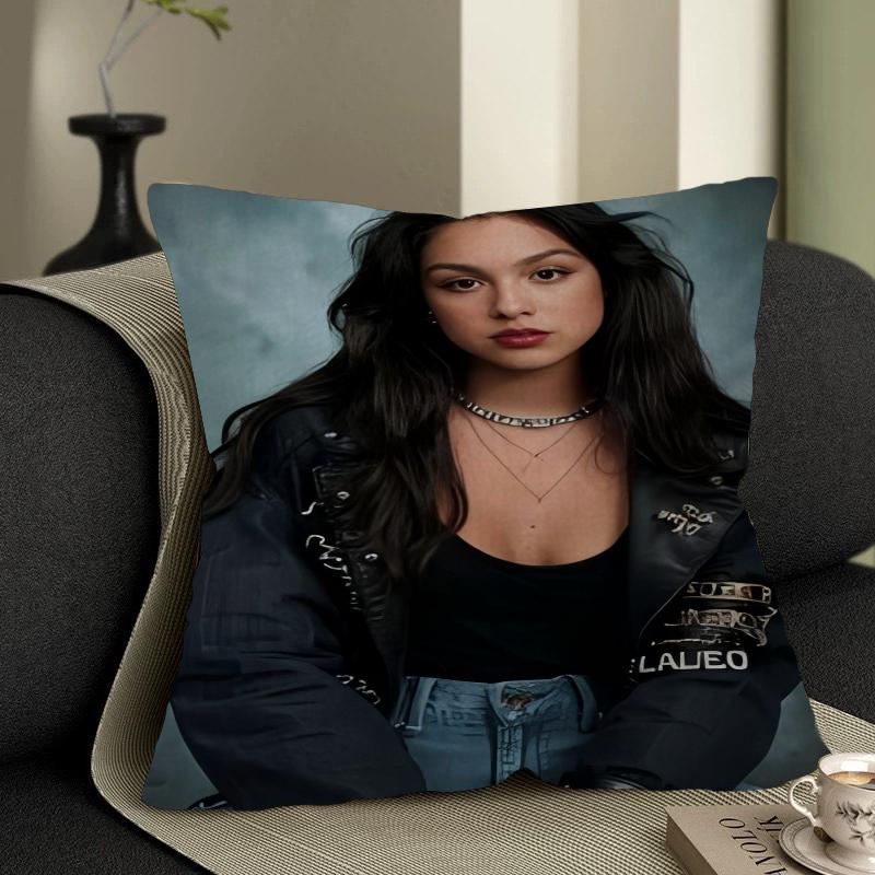 Olivia Rodrigo Pillow Anime Pillow Sofa Bed Head Pillow Cover Cushion Cover 45x45 Cm Fashion