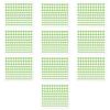 10 Sheets with Adhesive Backing Face Eye Jewels Sticker DIY Crystal Gem Sticker  Gift Decor