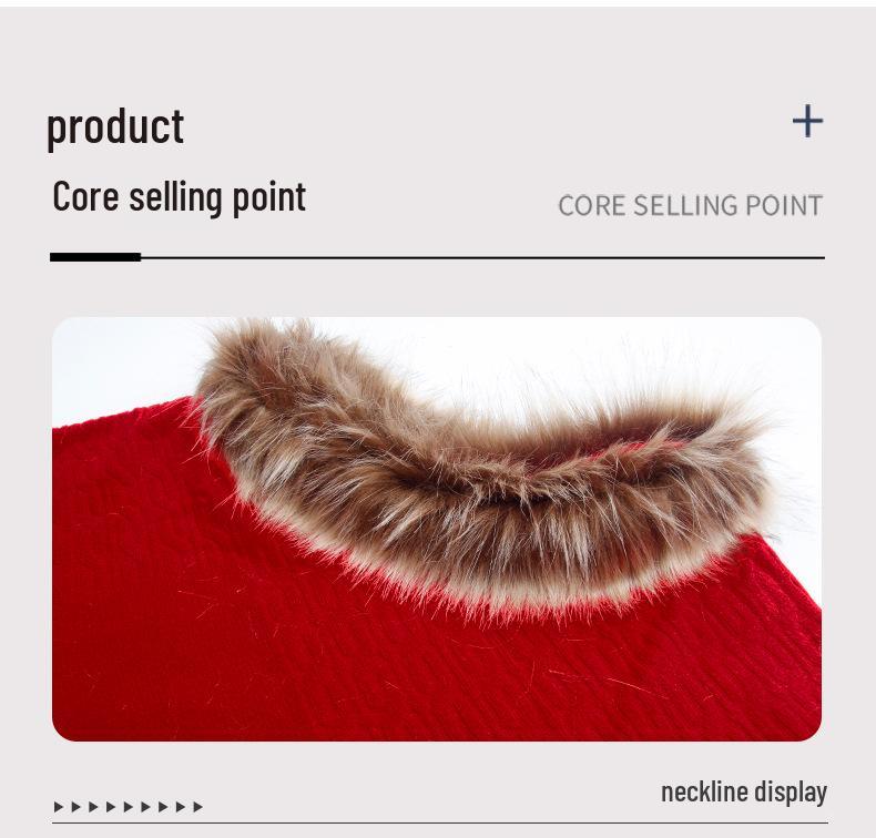 Mao Mao Yu Women's Solid Color Tassel Cape: 2023 Autumn/Winter European & American Loose Knit Pullover Shawl