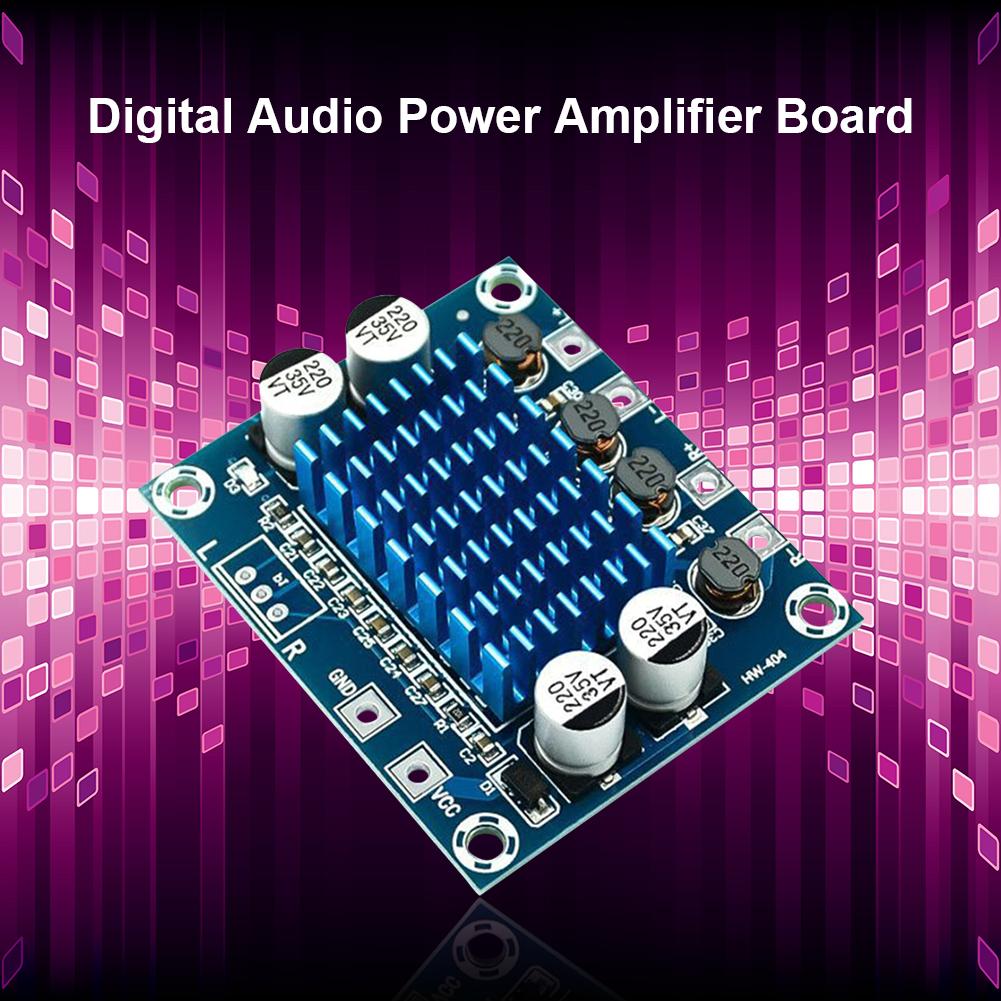Powerful Amplifier Module 30W+30W Dual Channel Digital Stereo Audio Power Amplifier Board DC 8-26V 3A 20-1PCS TPA3110 XH-A232