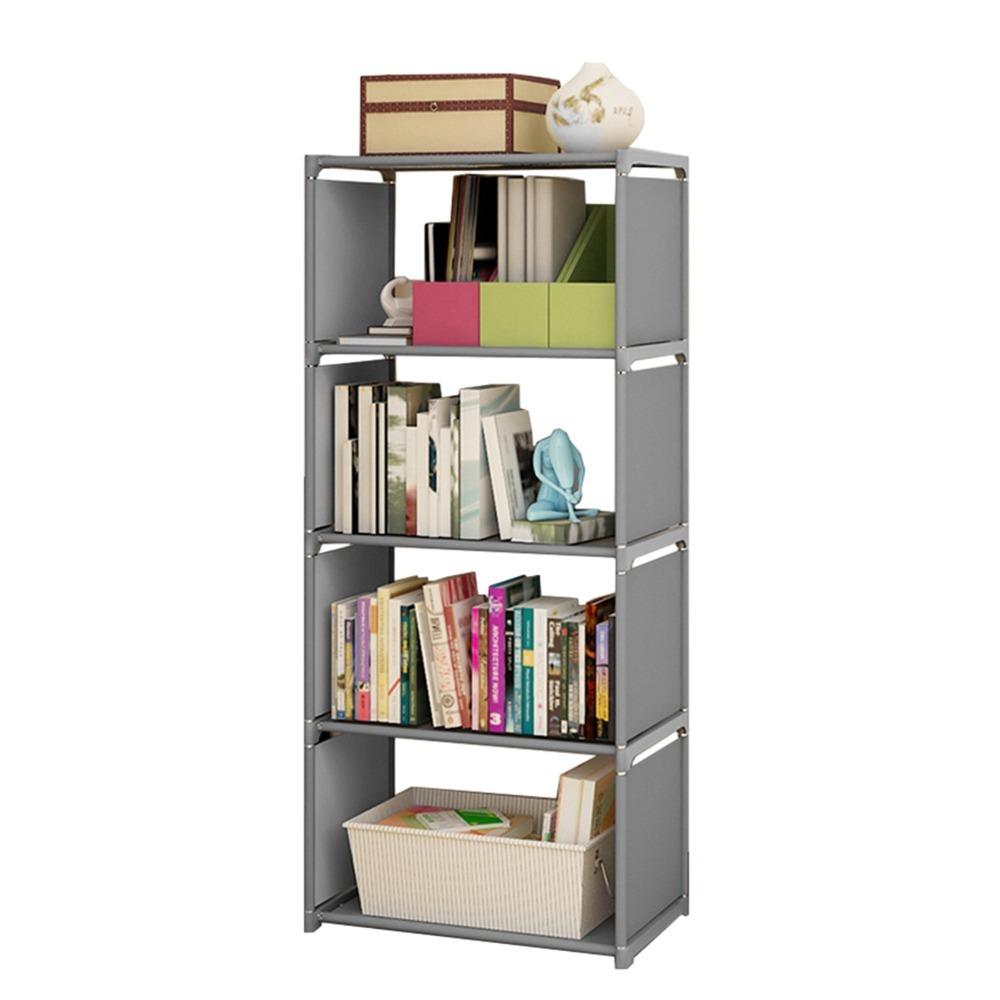 Freestanding 8 Cube Storage Vertical Tall Bookcase Shelf Book Organize 5-Tier Book Shelf  Bedroom 1