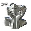 Minimalist Brush Storage Container Abstract Face Vase, Artistic Female Pen Holder, Makeup Office Supplies Organizer Modern Decorative Vase Centerpiece
