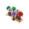 Assemble small pellet flower ball tree house wedding city street scene hydrangea building block toy