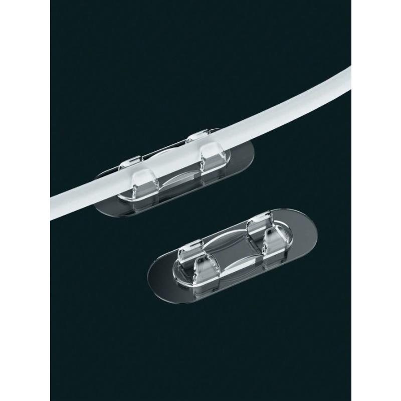 Wire Fixer, No-Drill Wire Clip, Storage Socket, Self-Adhesive Network Cable, Wire Clip, No Nail Organizer