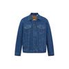 Levis Solid Color Comfortable Long Sleeve Denim Jacket Men Jackets Blue 72334-0408