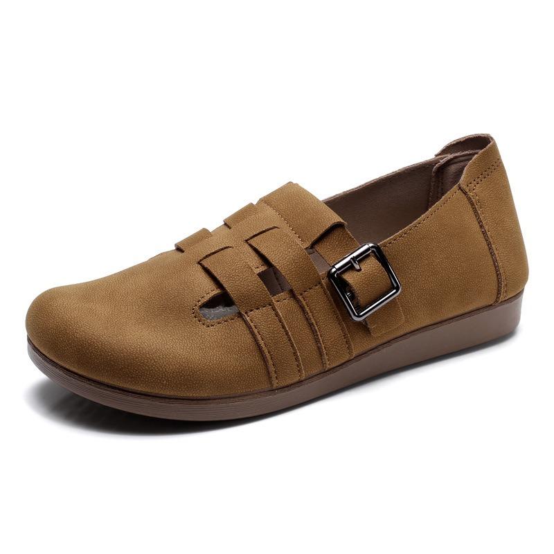 Shoes women's summer new hollow sandals bag head slippers wear one pedal women's shoes casual versatile single shoes